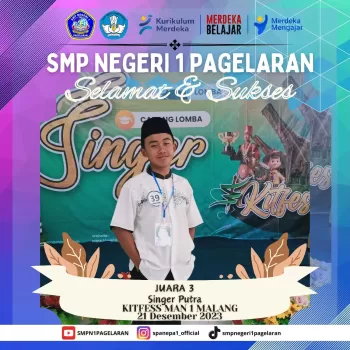 Pojok Prestasi SMP N 01 PAGELARAN